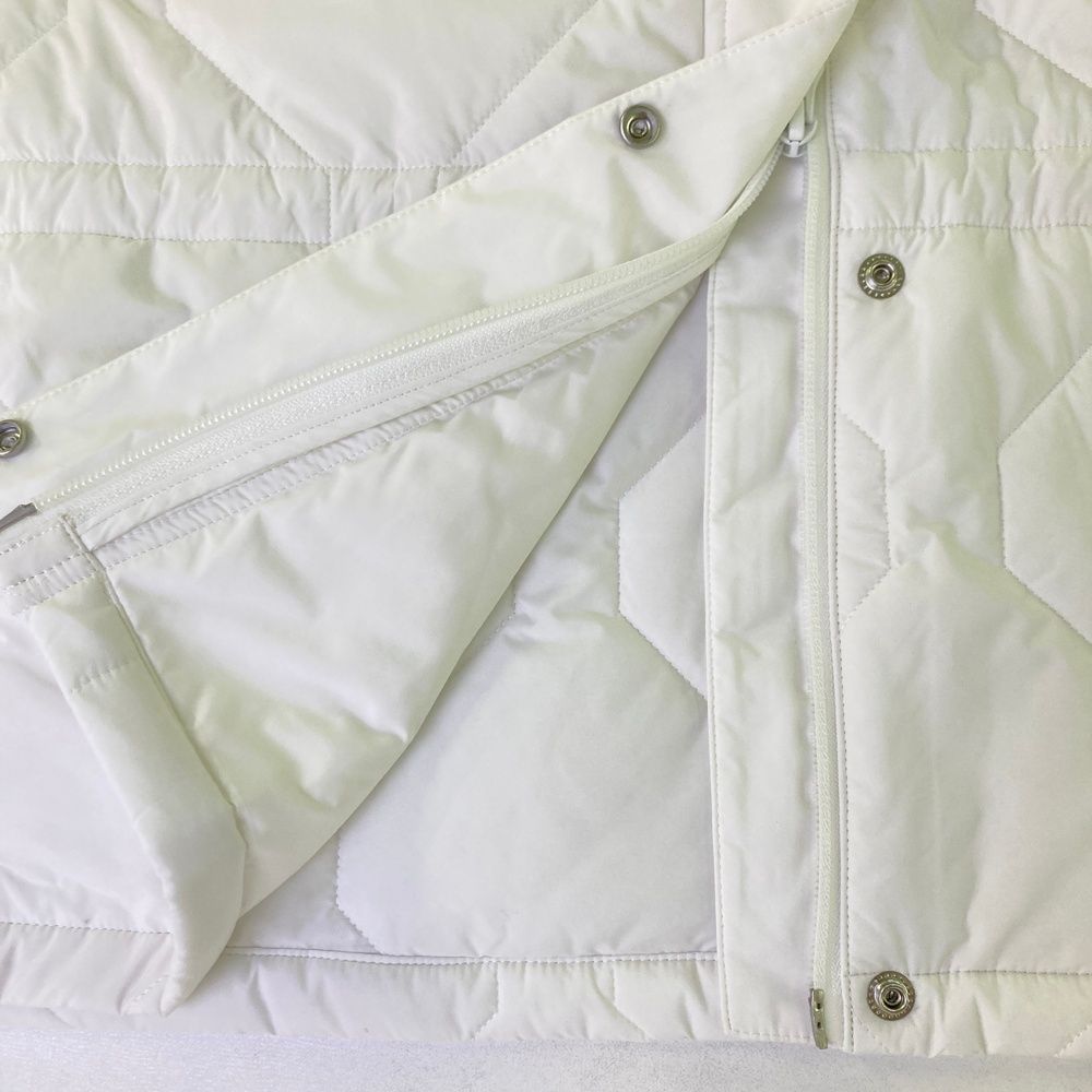 M*0様 J Lindeberg ホワイト　ボアジャケット ゴルフ ジェイリンドバーグ ボア ジップアップジャケット 白 XS ゴルフ （113