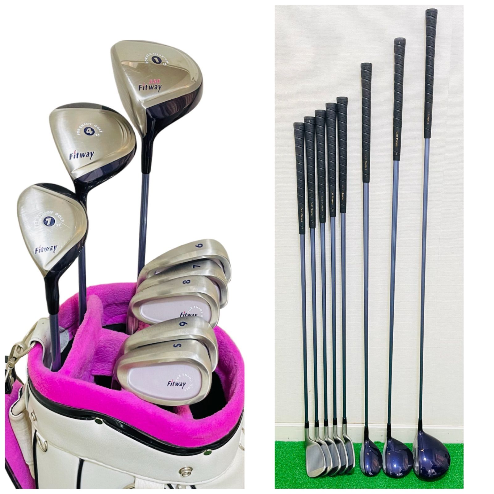 9544 Golf Planner fitway ゴルフクラブ レディース 女性用 左利き