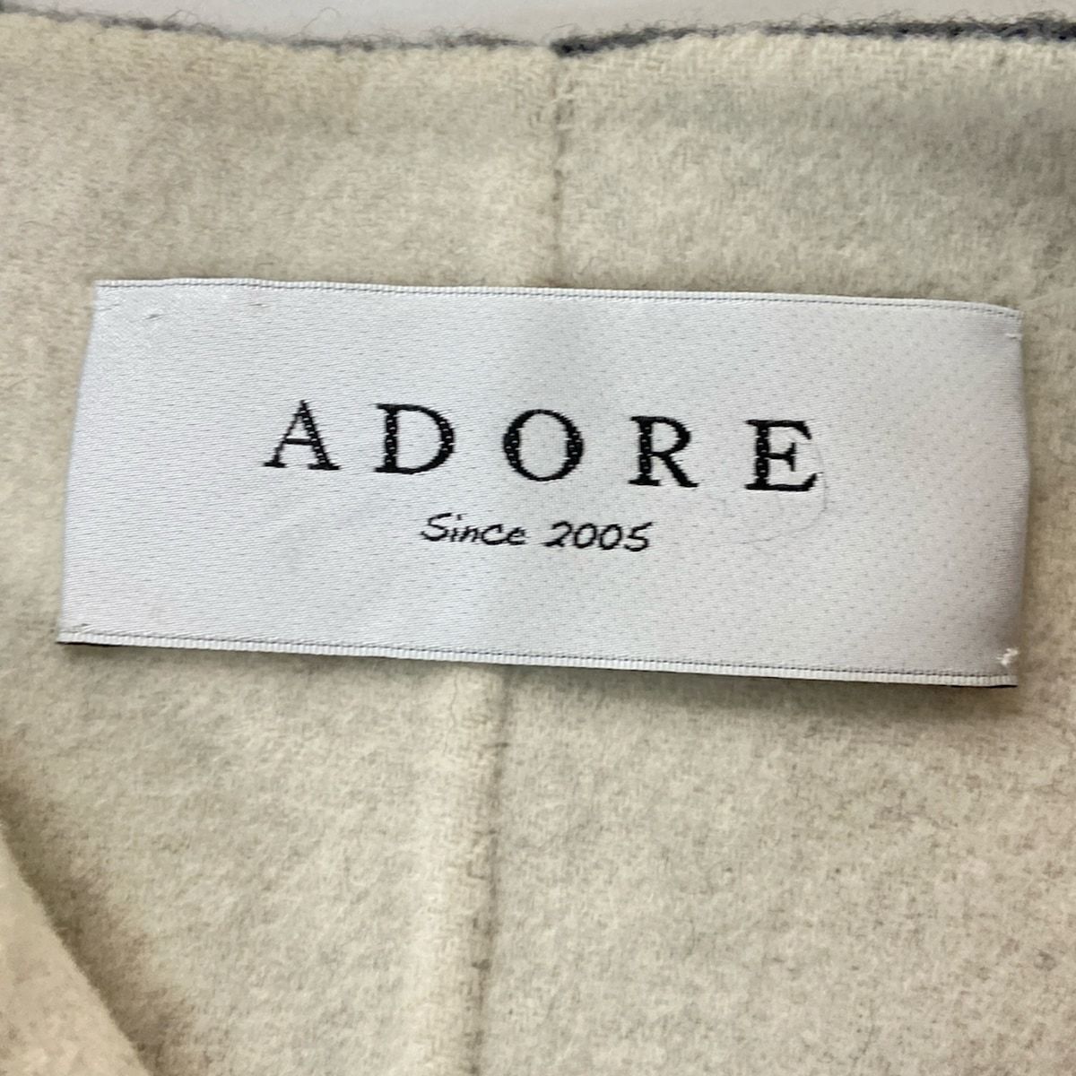 ADORE(アドーア) コート サイズ38 M レディース美品 - ダークグレー 七  
