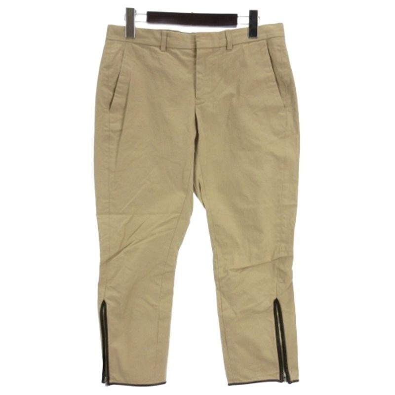 ドゥロワー Drawer コットン パンツ 七分丈 ベージュ 38 □TC - メルカリ