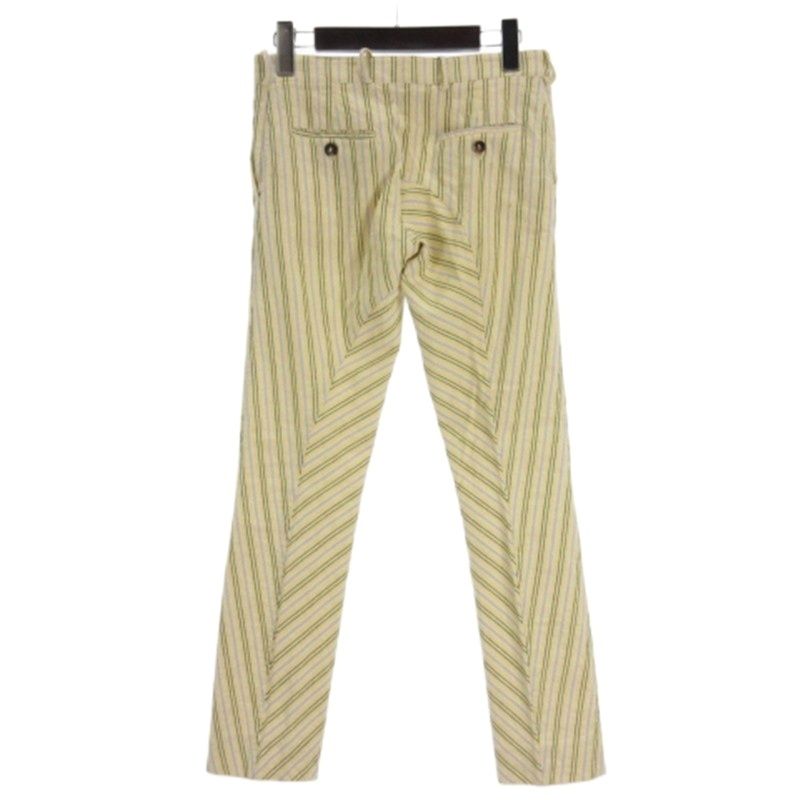 マルニ MARNI ストライプ パンツ イエロー 38 □TC - メルカリ 