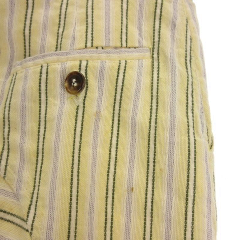 マルニ MARNI ストライプ パンツ イエロー 38 □TC - メルカリ 