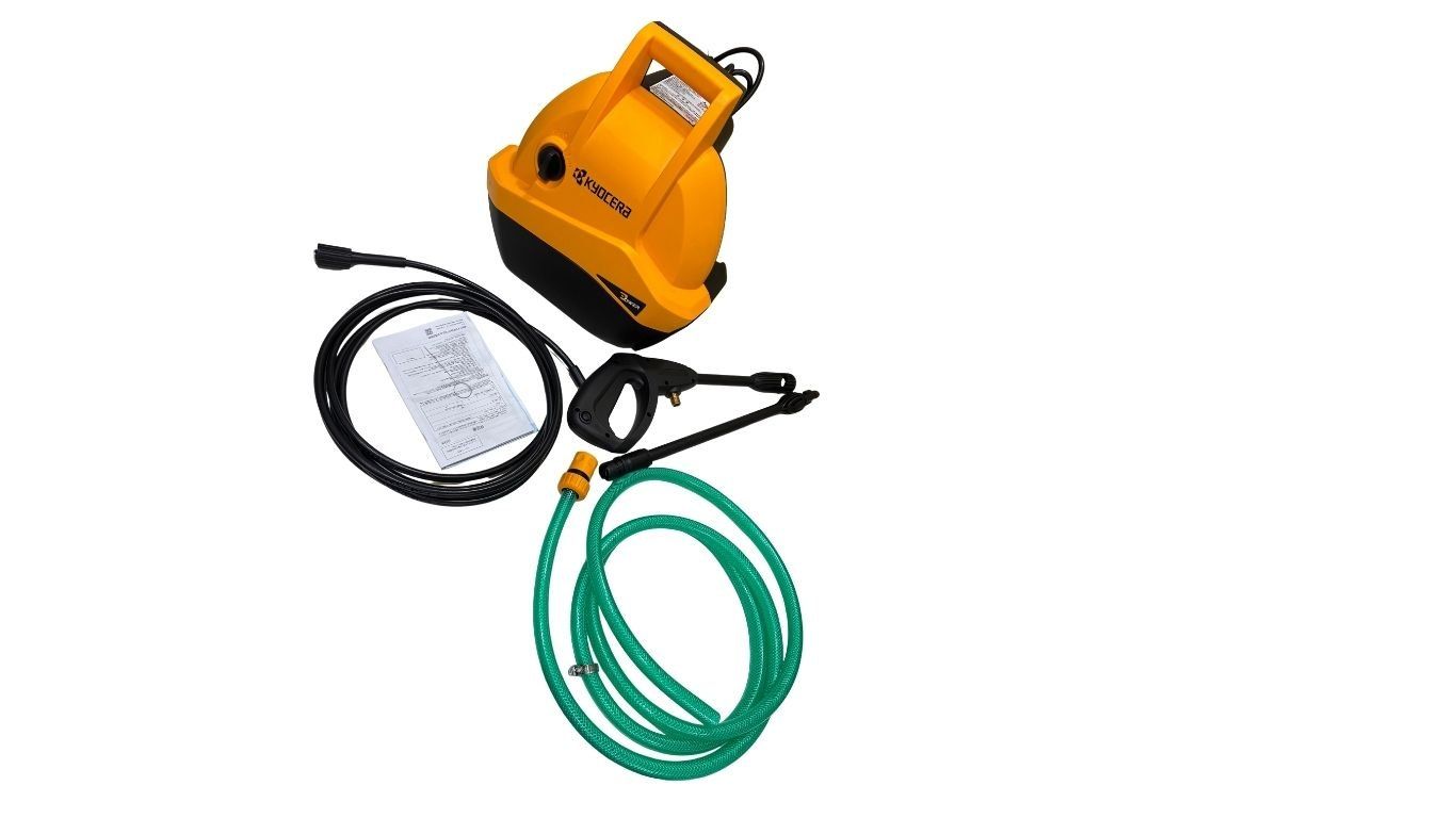 中古 京セラ 高圧洗浄機 AJP-1310 最大9.0MPa 自吸対応 5mホース 水