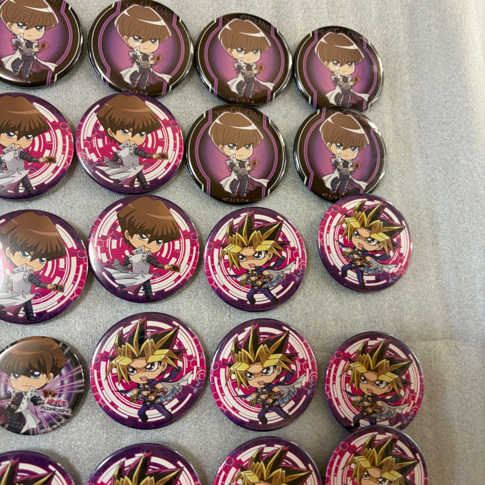 遊戯王 缶バッジ まとめ売り 闇遊戯 海馬瀬人 武藤遊戯 59459444