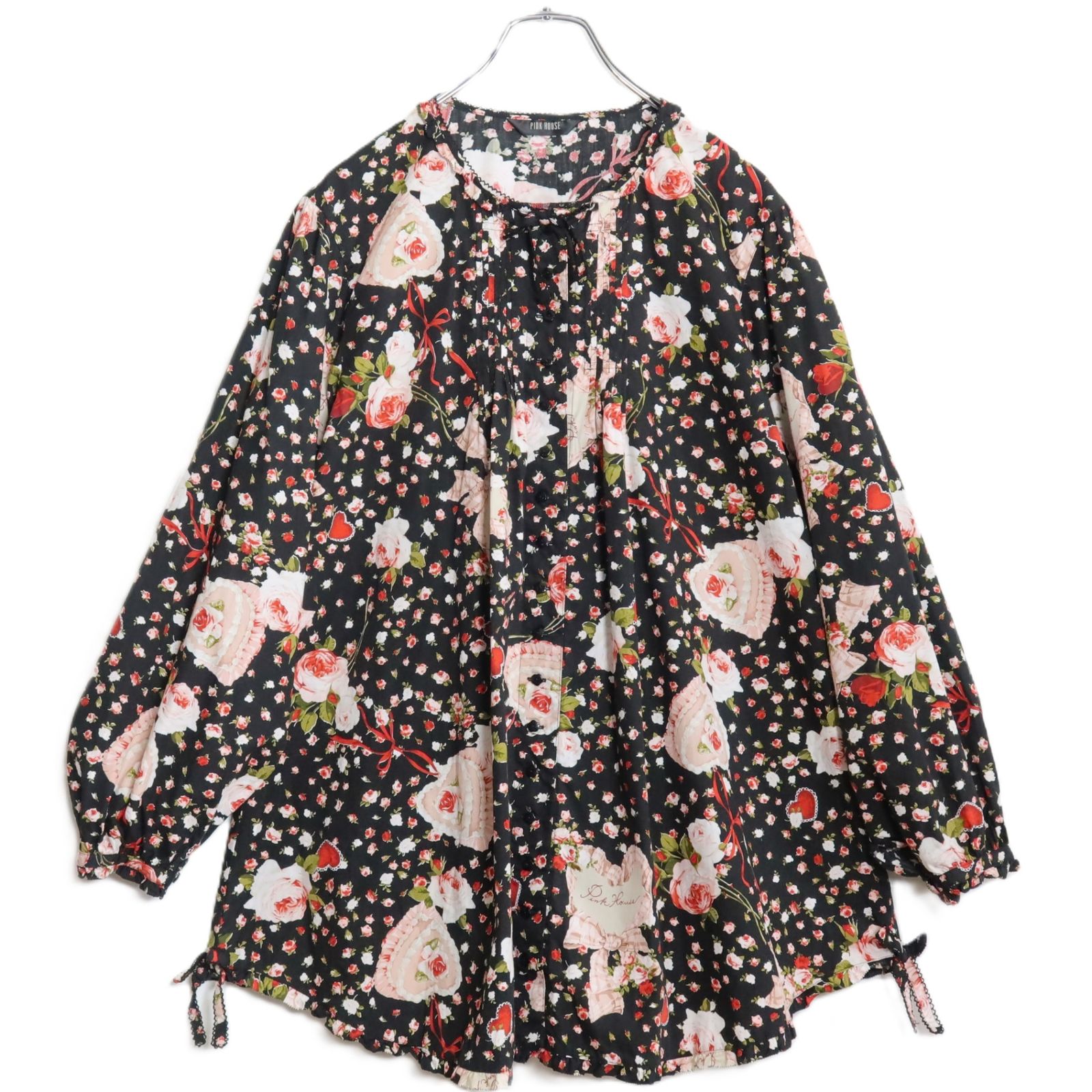 美品】ピンクハウス☆2023年 オーナメントローズpt♪チュニック