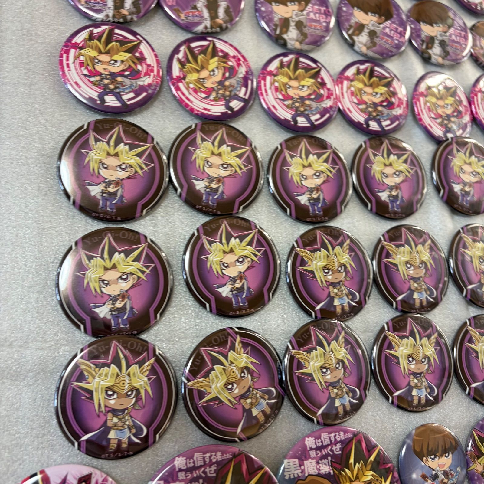 遊戯王 缶バッジ まとめ売り 闇遊戯 海馬瀬人 武藤遊戯 59459444
