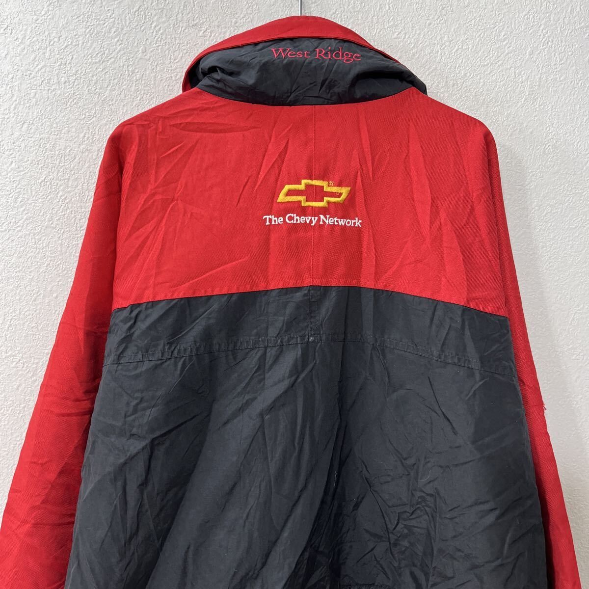 Columbia マウンテンパーカー XL レッド ブラック コロンビア ジップ