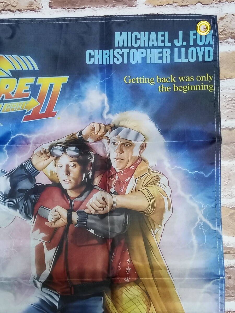 布製 壁掛け 映画ポスター バック・トゥ・ザ・フューチャー:PART2