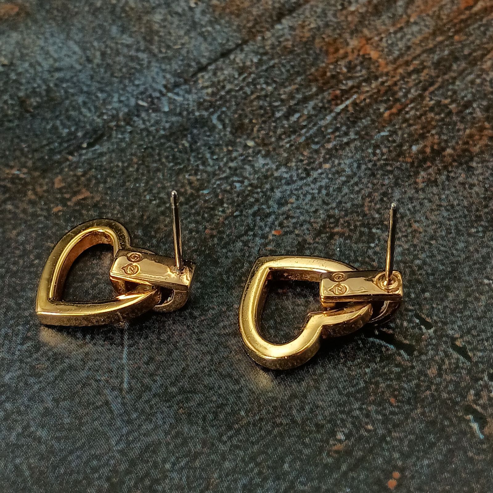 Swarovski スワロフスキー ハート ゴールド ピアス 両耳 レディース 
