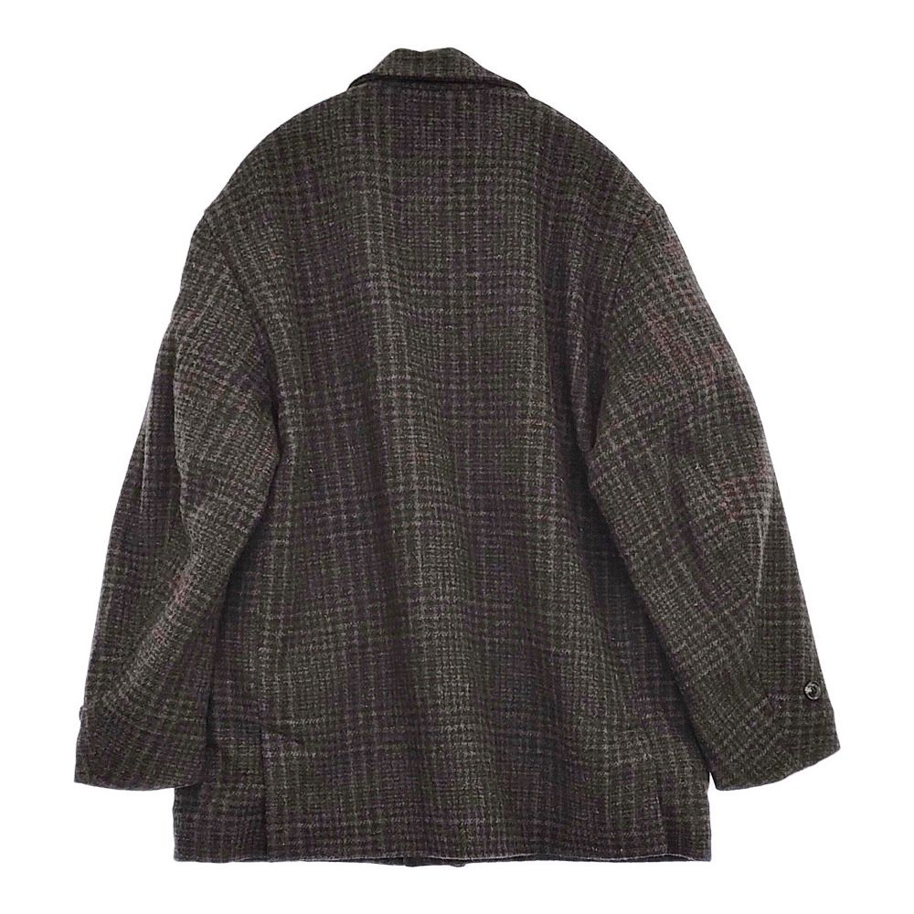 Needles Car Coat Wool Glen Plaid 定価86900円 pu097 サイズS コート 24AW ブラウン メンズ ニードルス【中古】5-0912T♪ Needles Car Coat Wool Glen Plaid 定価86900円 pu097 サイズS コート