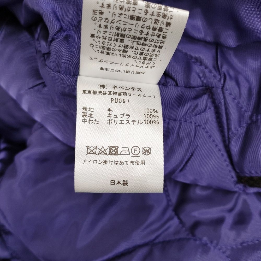 Needles Car Coat Wool Glen Plaid 定価86900円 pu097 サイズS コート