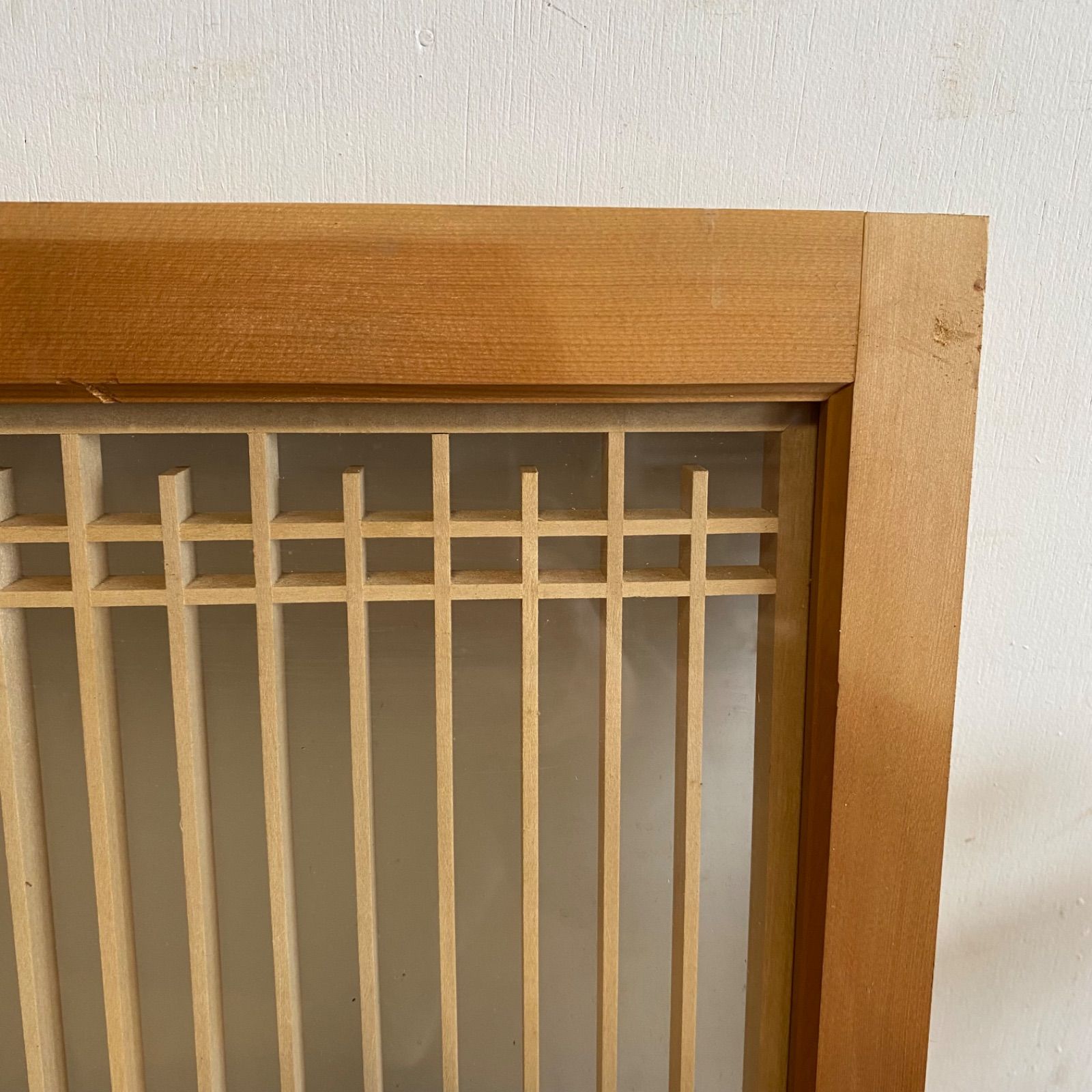 欄間　組子　アンティーク 楽天市場】▽現状販売▽ アンティーク建具 組子欄間 2枚セット 両面