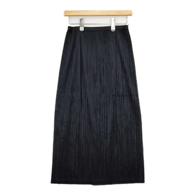 【美品】PLEATS PLEASE ロングスカート サイズ3 PLEATS PLEASE ISSEY MIYAKE プリーツベロアスカート PP43-JG844