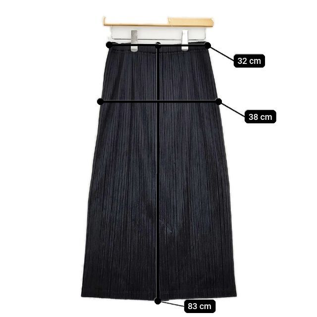 PLEATS PLEASE ISSEY MIYAKE プリーツベロアスカート PP43-JG844