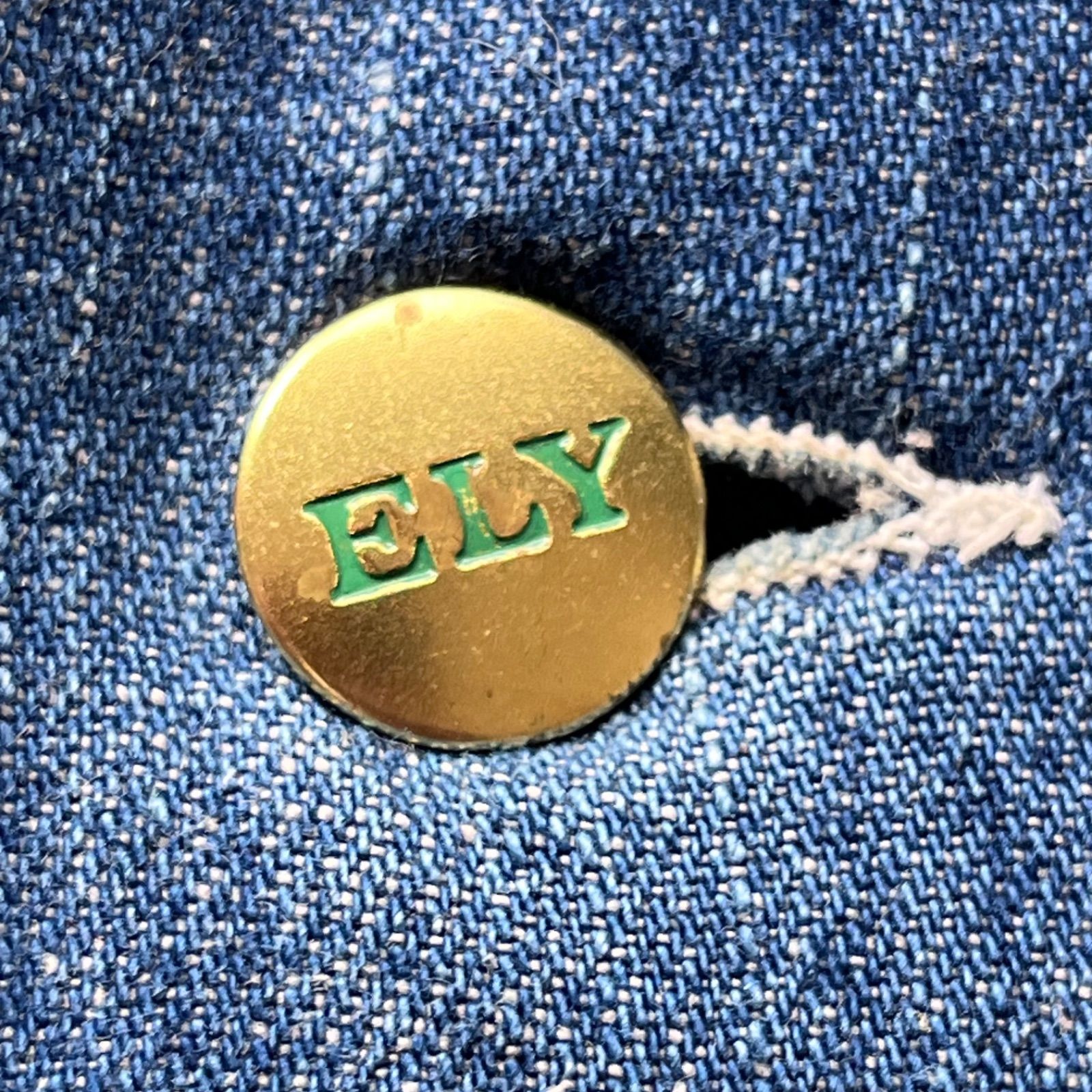 ELY エリー カバーオール デニム チョアコート 70s 80s USA - メルカリ ELY エリー カバーオール デニム チョアコート 70s 80s USA - メルカリ