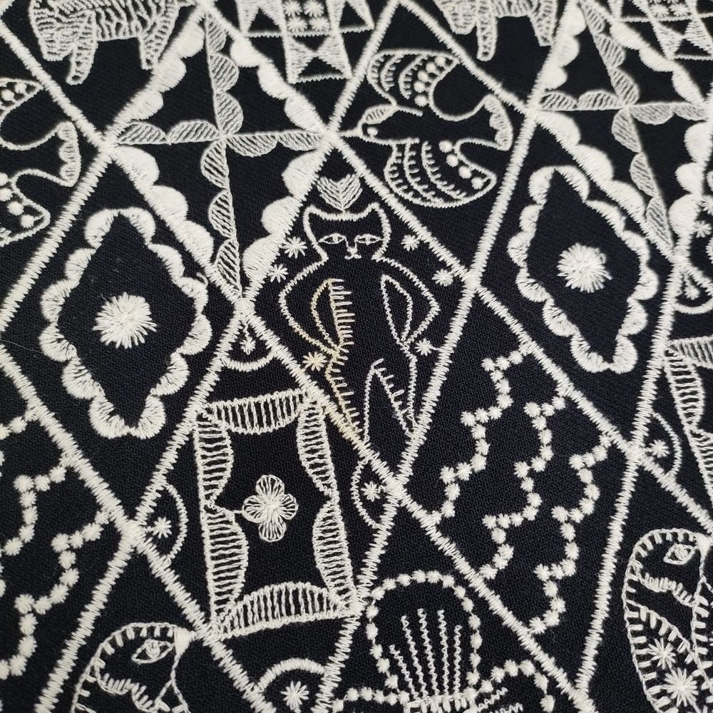 mina perhonen symphony xa3669 サイズ38 刺繍 エンブロイダリー