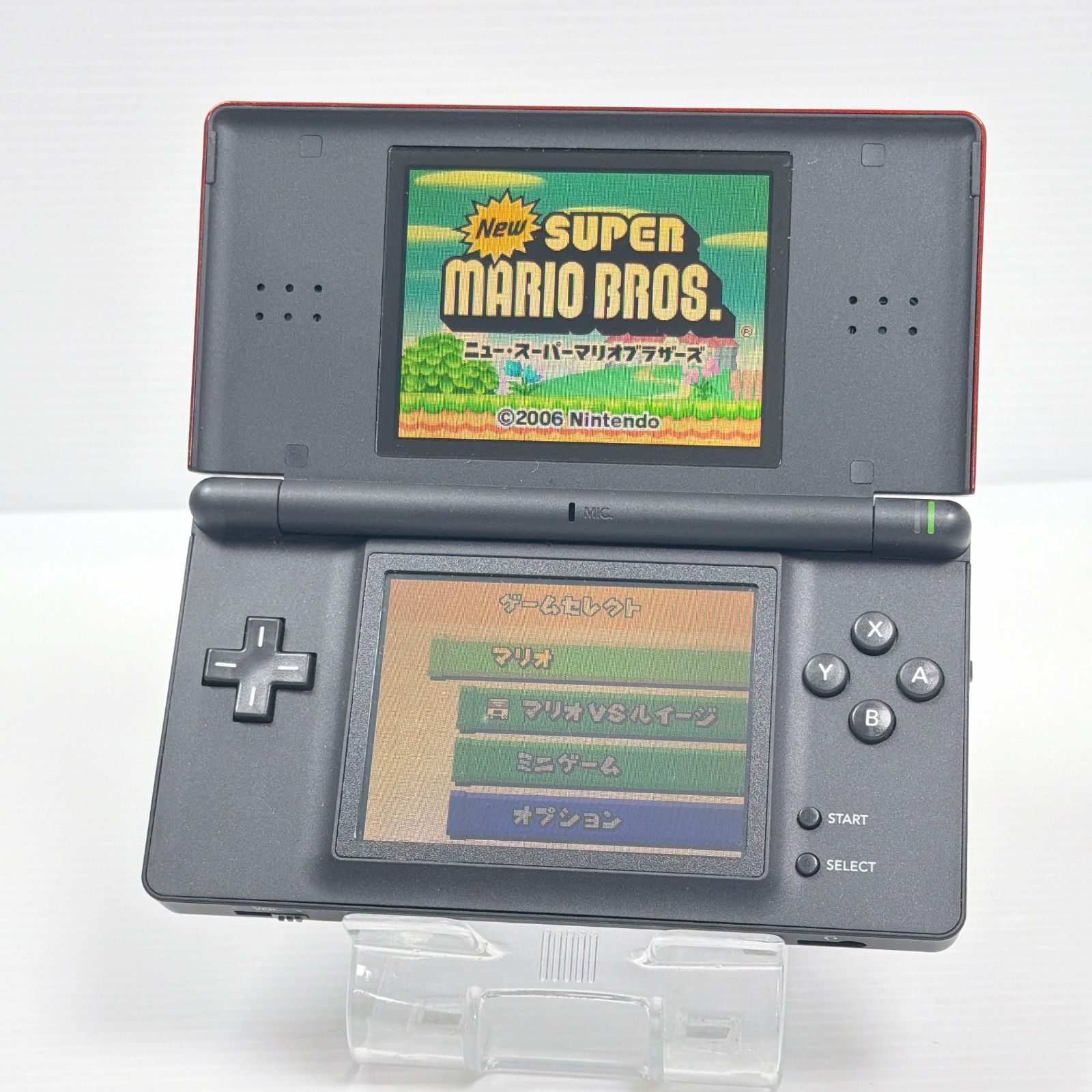 ニンテンドー DS Lite クリムゾンブラック 外装極美品 遊べるセット
