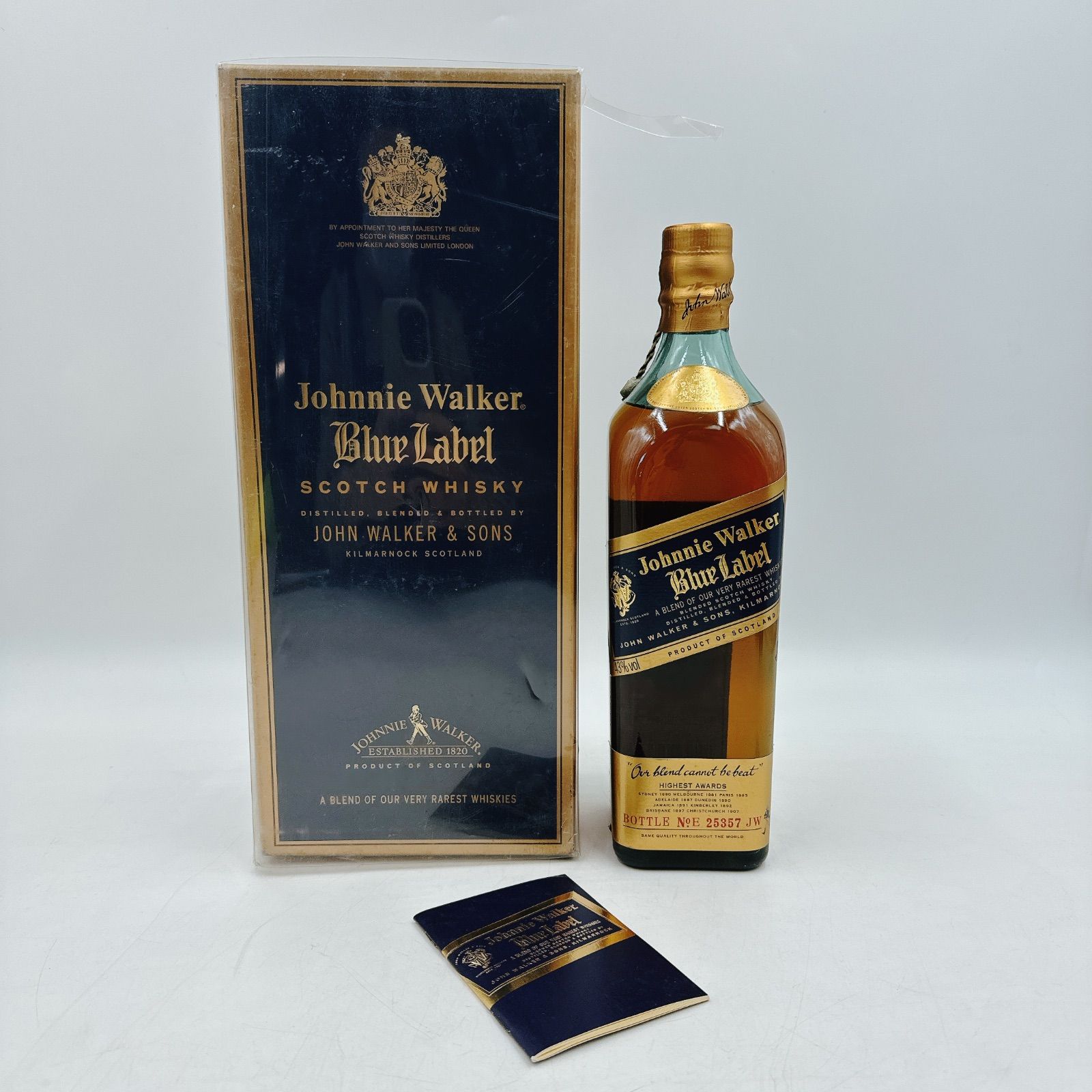 未開栓】ジョニーウォーカーブルーラベル 古酒 - メルカリ