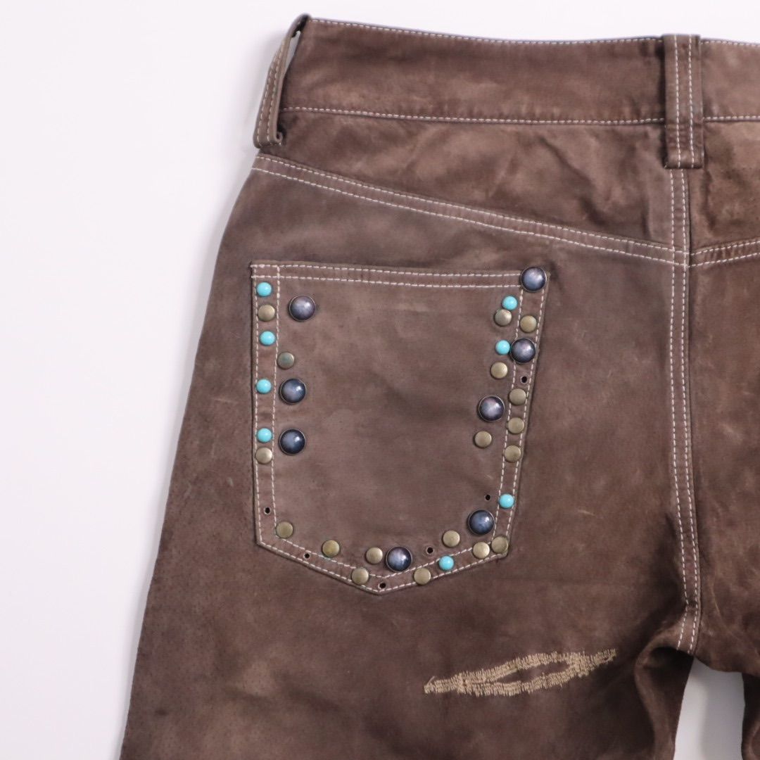 DOLCE&GABBANA d&g archive around 2003-2005 Studded design leather