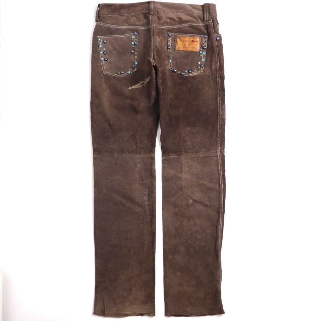 DOLCE&GABBANA d&g archive around 2003-2005 Studded design leather