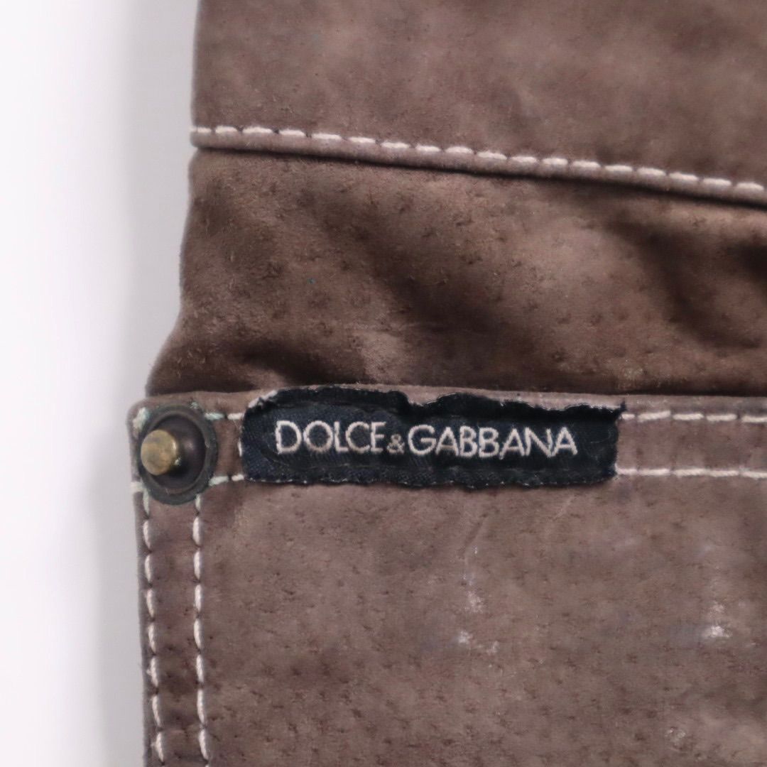 DOLCE&GABBANA d&g archive around 2003-2005 Studded design leather