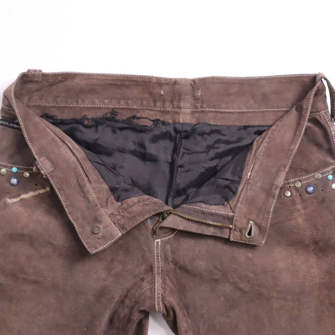 DOLCE&GABBANA d&g archive around 2003-2005 Studded design leather