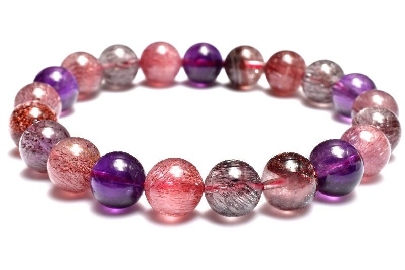 1点物】AAAAA☆極上の輝き スーパーセブン 9mm ブレスレット