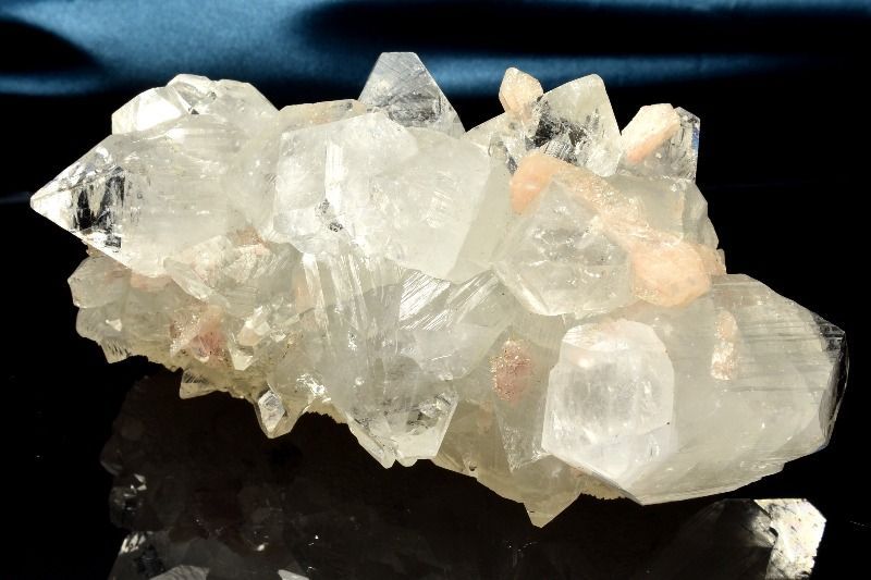 1点物】インド産◇高品質 アポフィライト 58x48x100mm クラスター