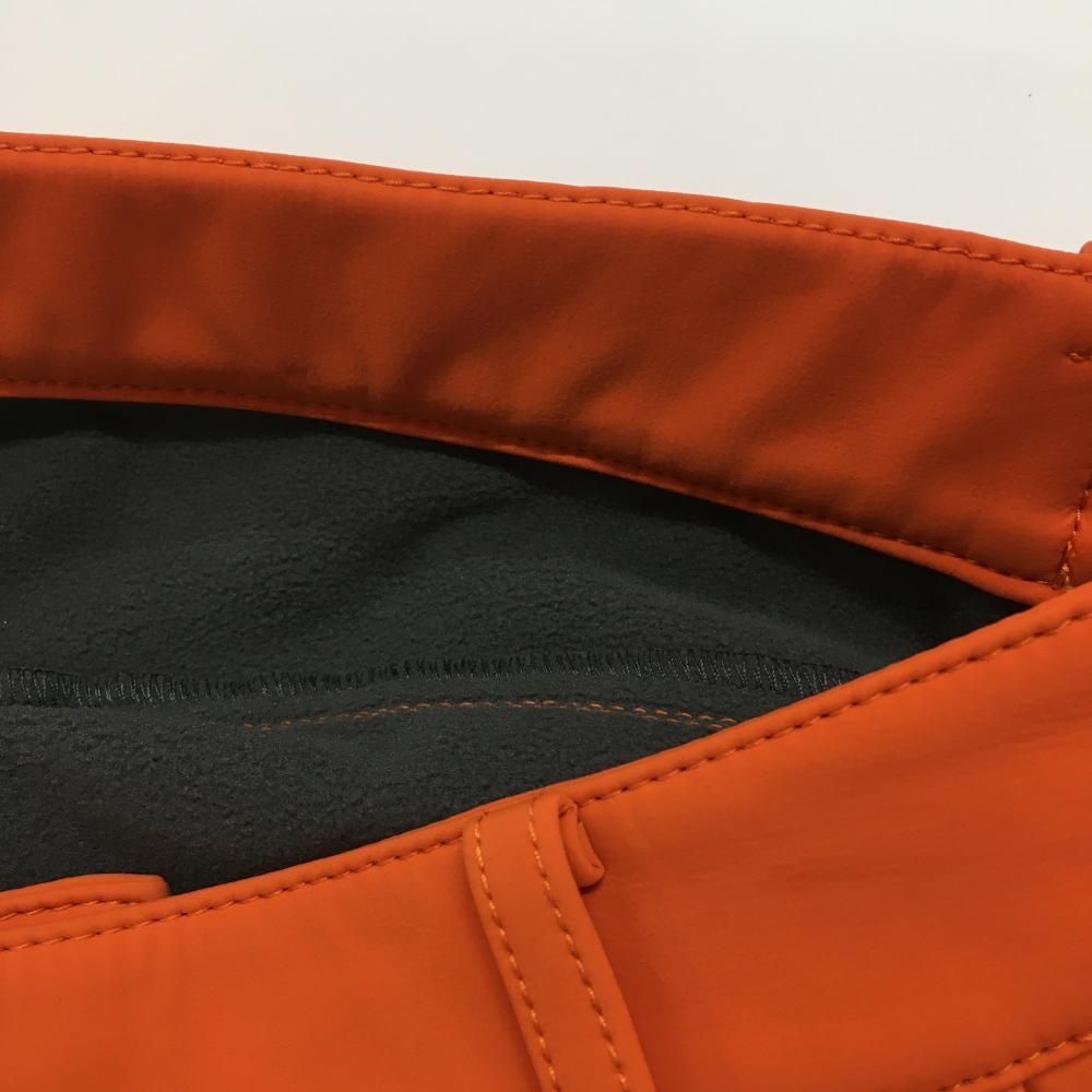 美品】ヒールクリーク パンツ オレンジ シンプル ロゴ刺しゅう