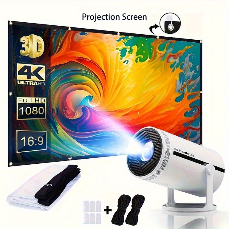 4K対応＆しわ防止】60インチ プロジェクタースクリーン 16:9 壁掛け