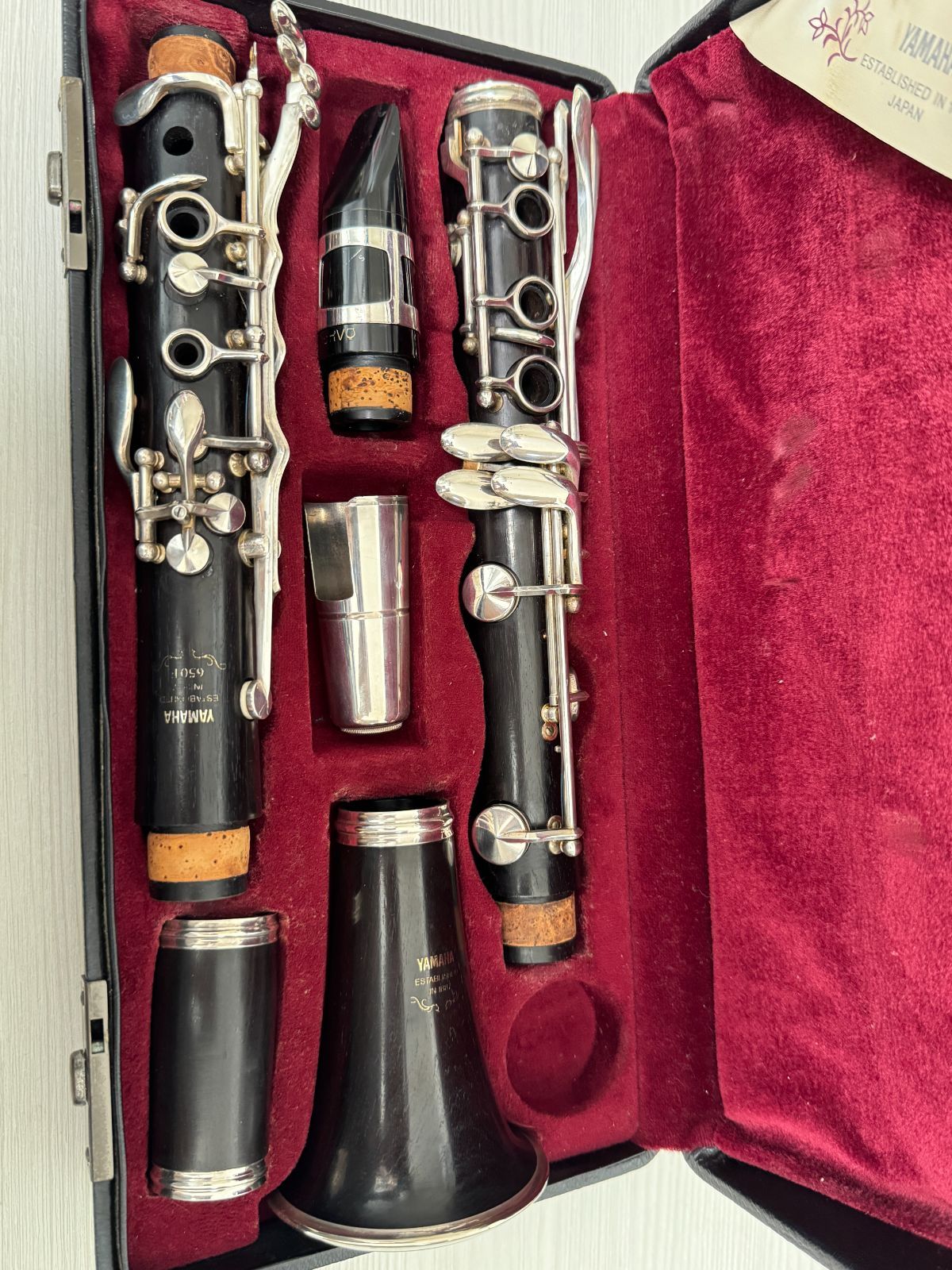 YAMAHA YCL-650F Bbクラリネット 木製 ヤマハ ケース付 5RVマウス