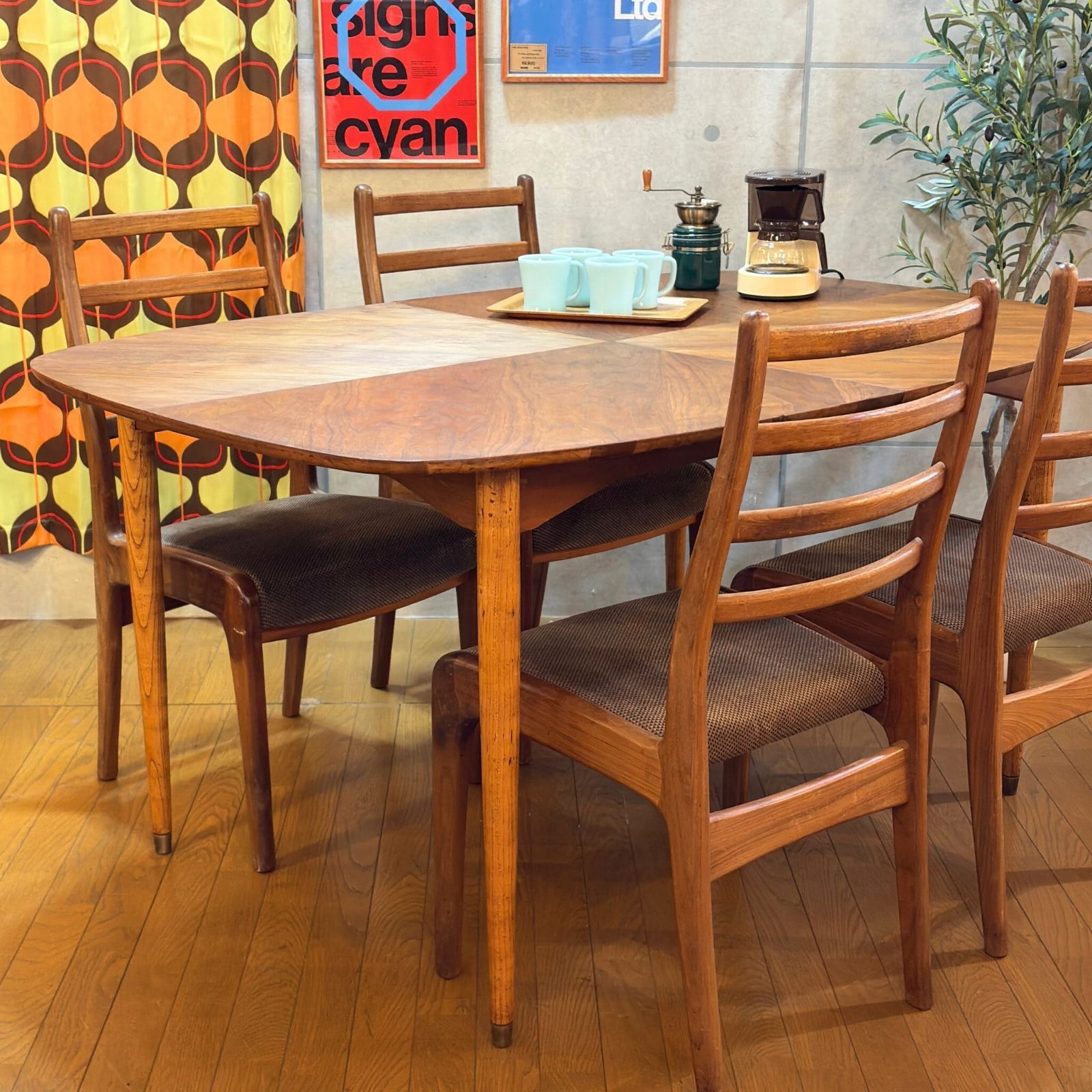 ★ヴィンテージ★ミッドセンチュリー USテーブル VINTAGE】HOOKER Furniture Mid-Century Dining Table 1960s