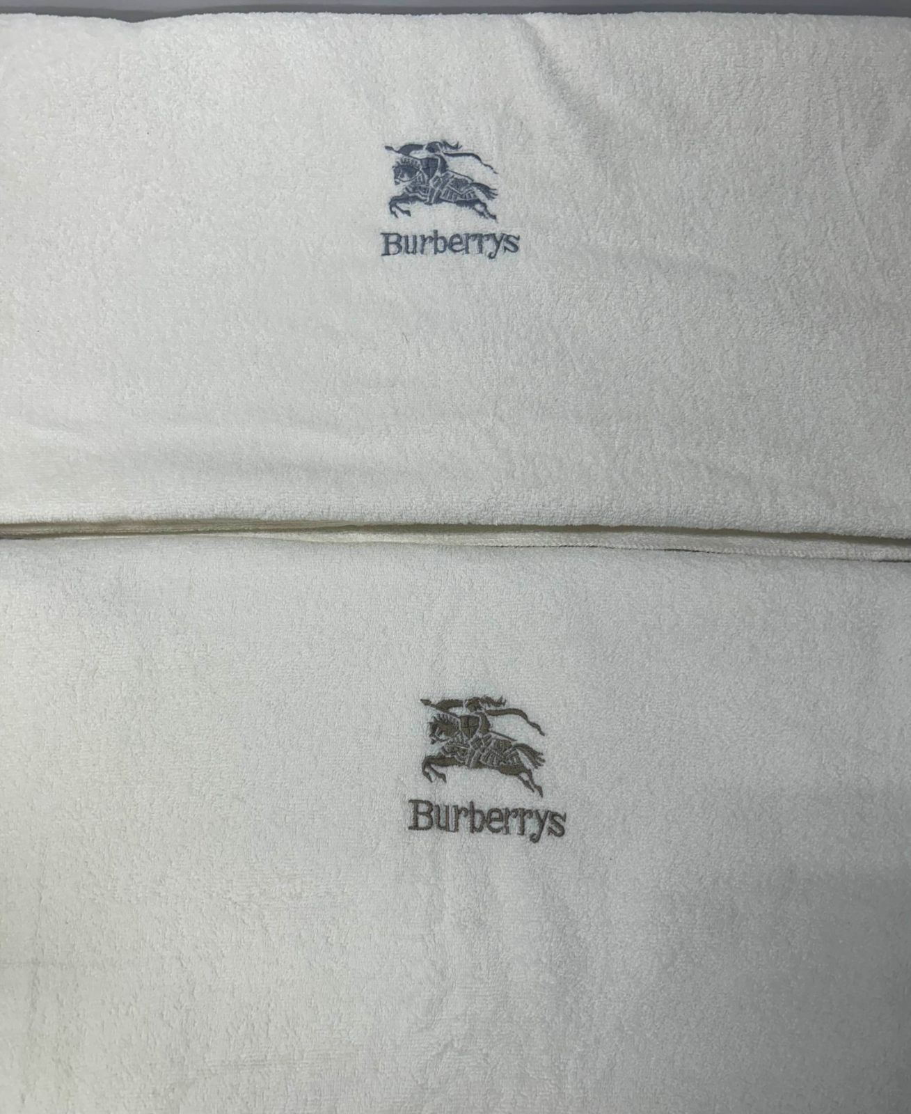 希少】Burberrys バーバリー 大判 タオルケット シーツ 2枚セット 140