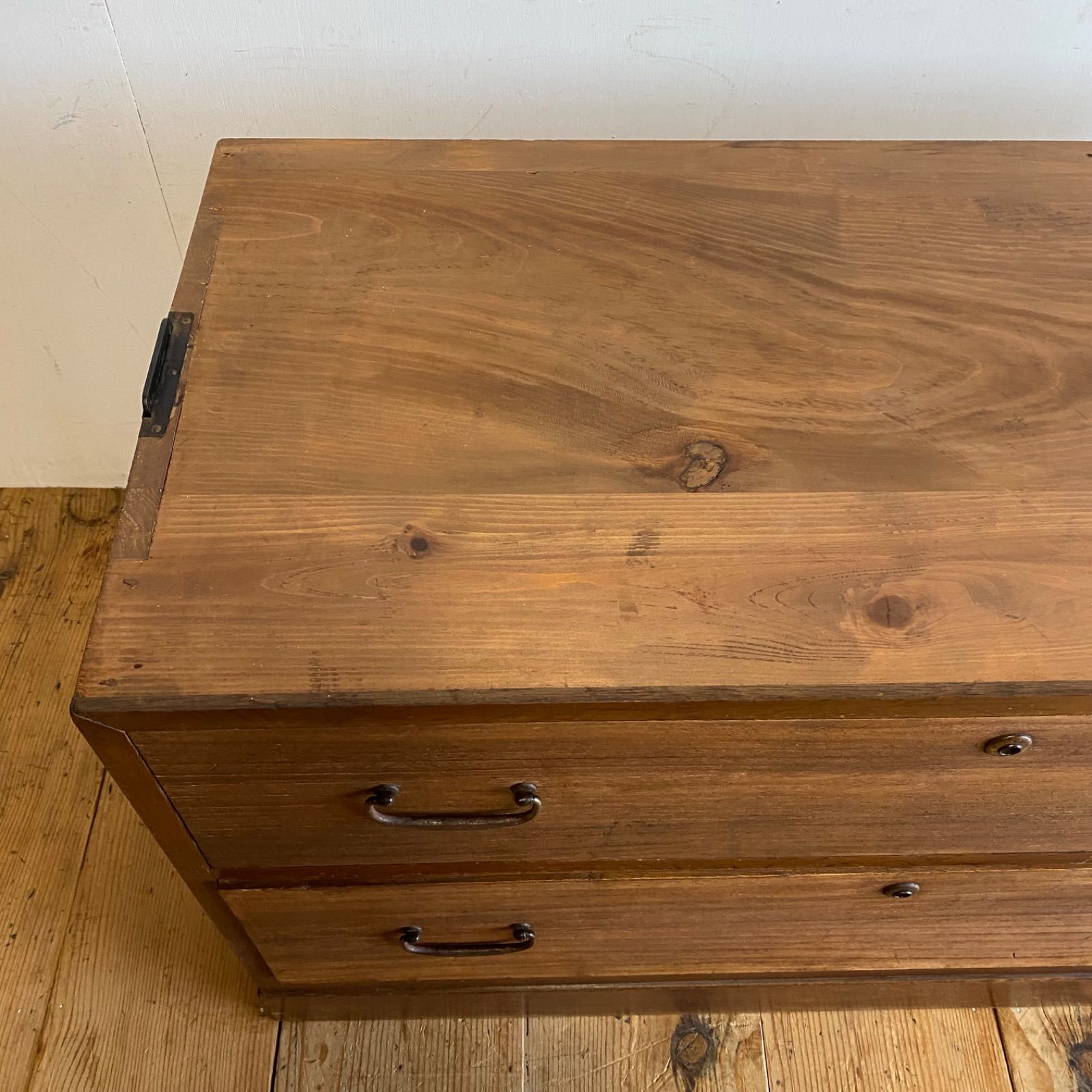 アンティーク チェスト 箪笥 ローボード ローテーブル テレビ台 昭和