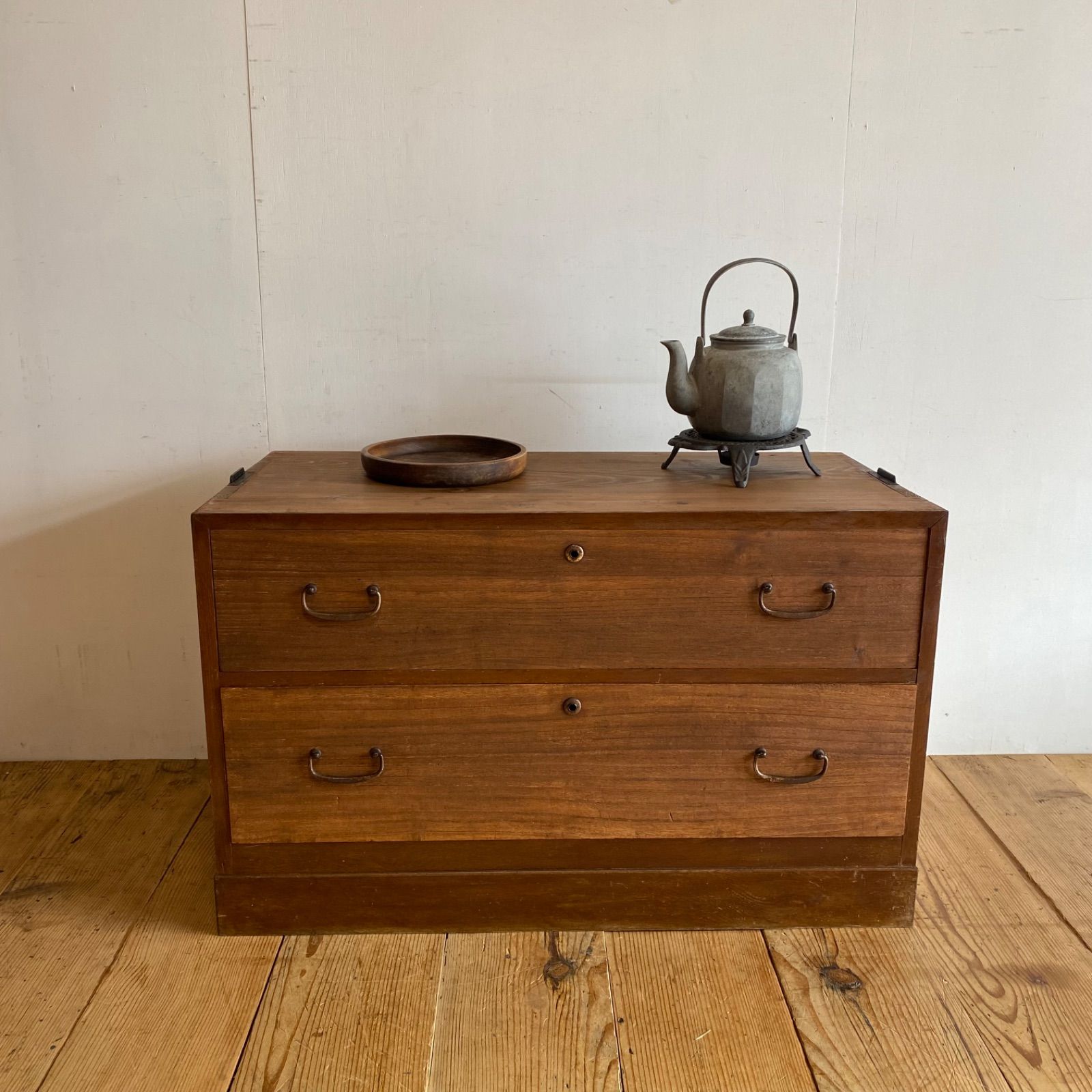 アンティーク チェスト 箪笥 ローボード ローテーブル テレビ台 昭和