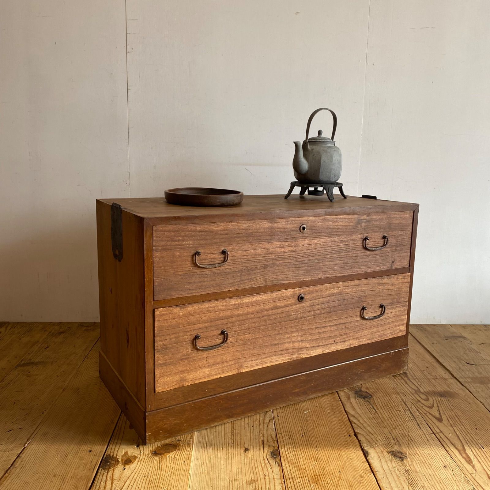 アンティーク チェスト 箪笥 ローボード ローテーブル テレビ台 昭和