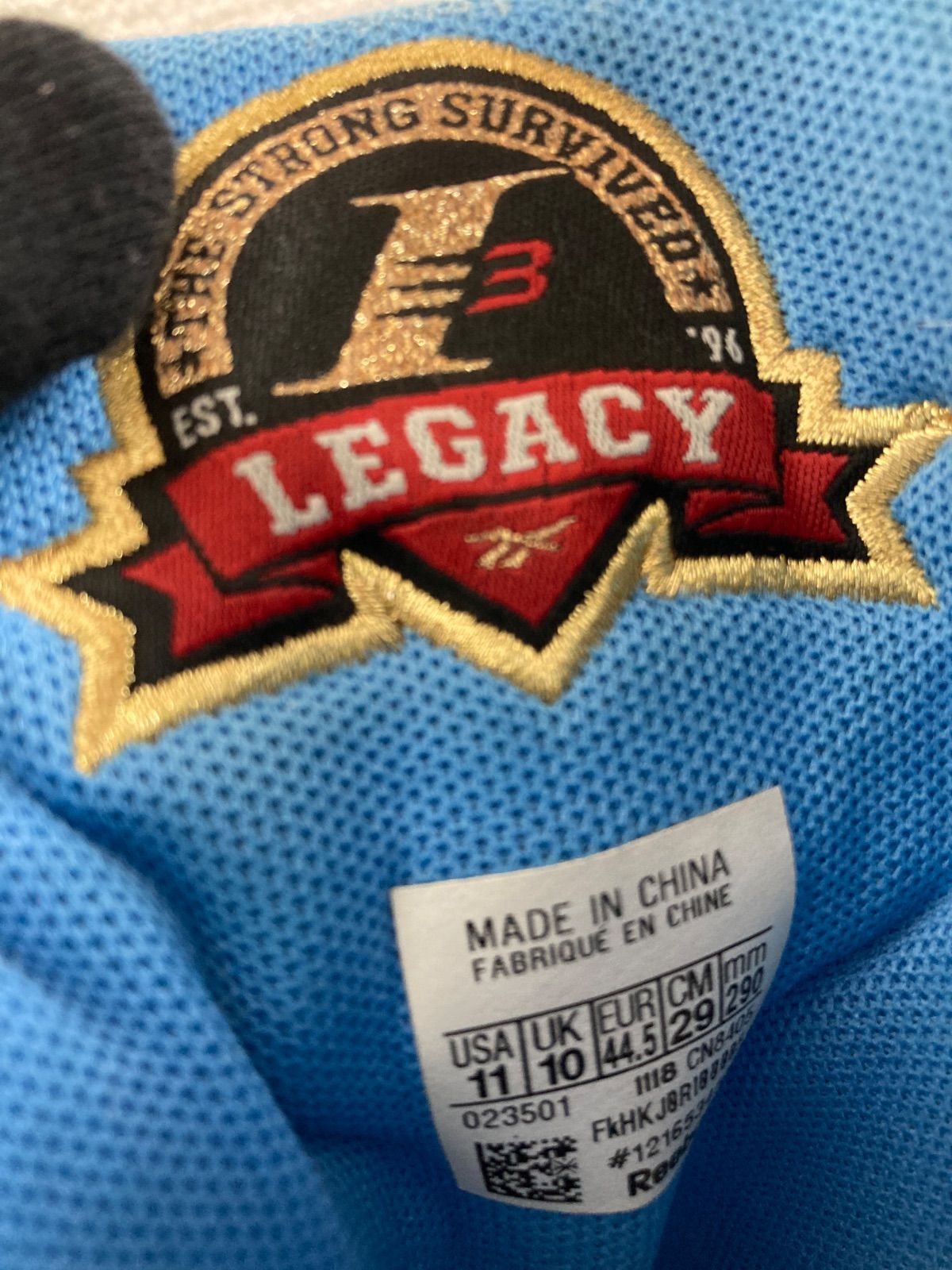3 Reebok Iverson Legacy Athletic Blue リーボック アンバーソン 