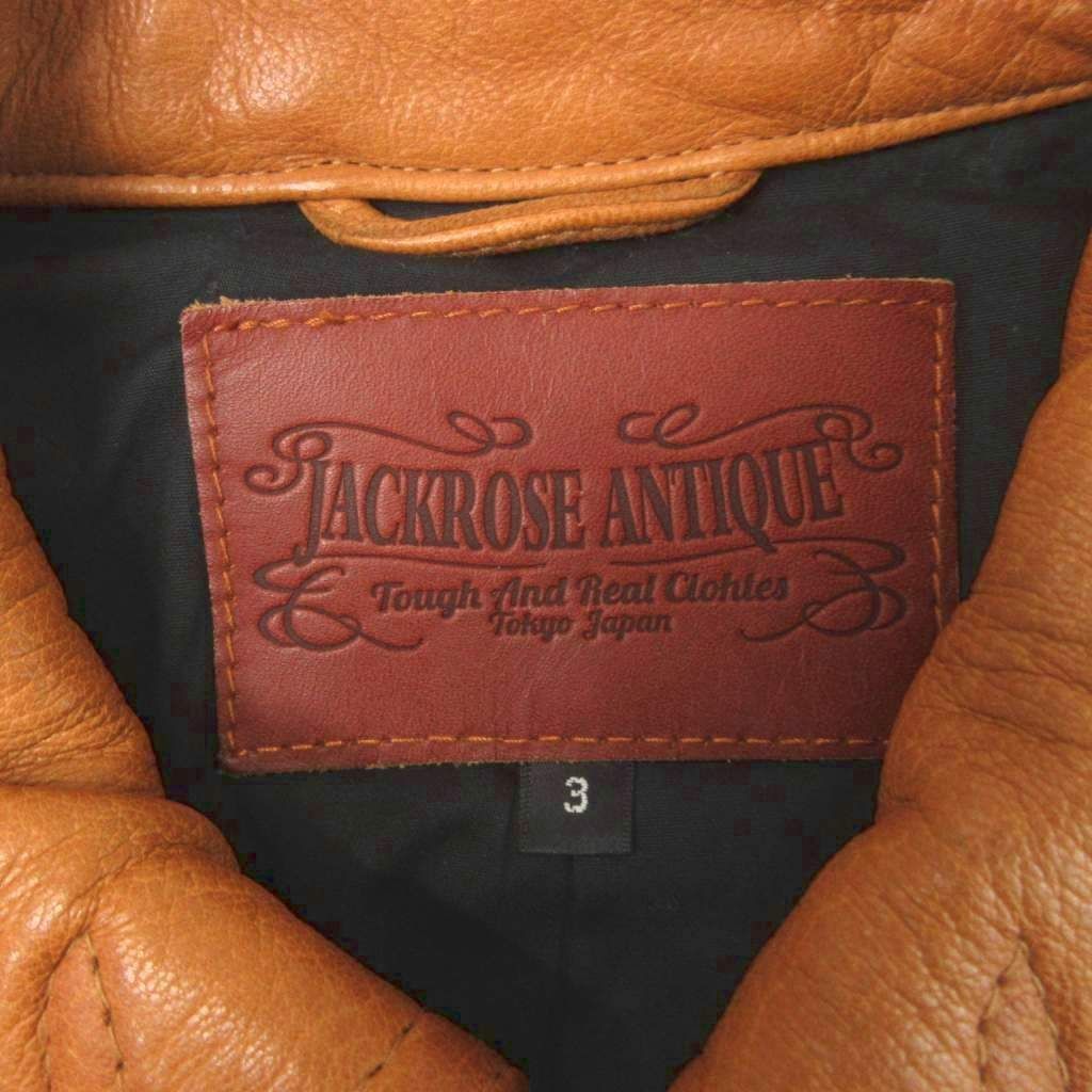 ジャックローズ Jackrose ANTIQUE ダブルジップ ライダースジャケット