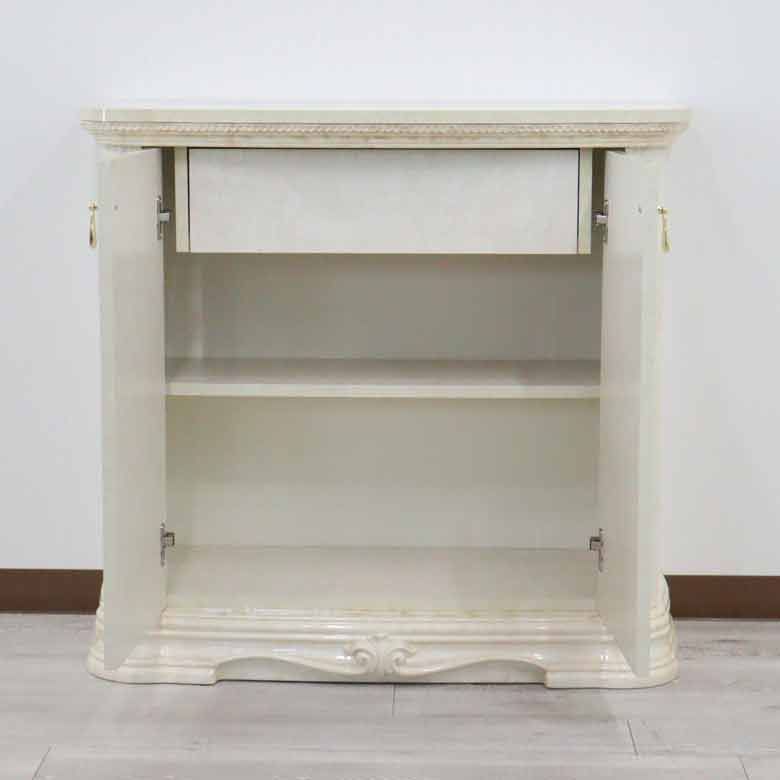 サルタレッリ アマルフィ オープン キャビネット アイボリー イタリア