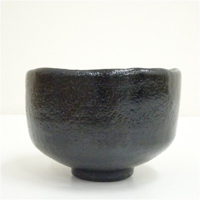 T571 茶碗 『長次郎写 弁財天』『伊東桂楽 造』 共箱 抹茶碗
