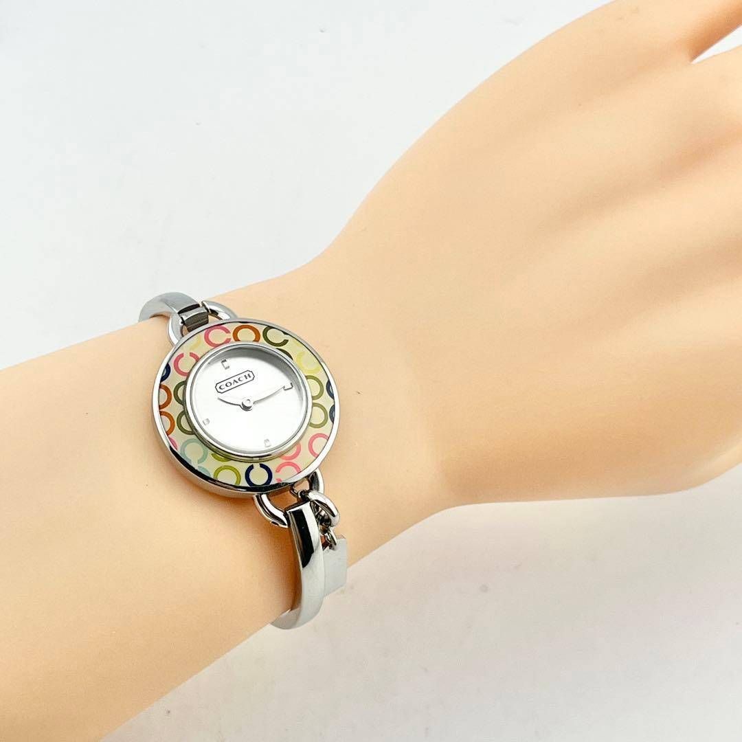 激レア】コーチ COACH クオーツ時計 バングルウォッチ レディース