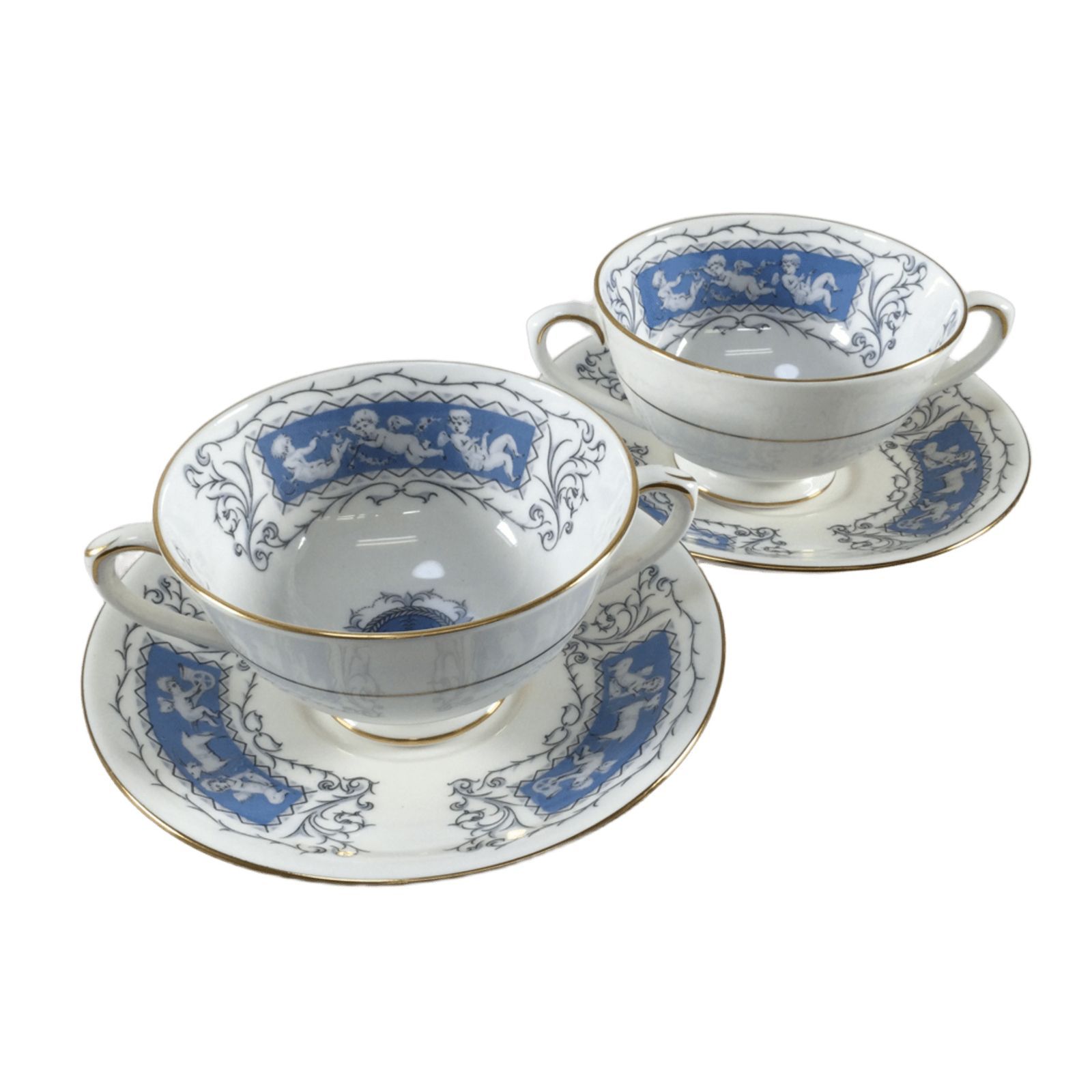Coalport コールポート Revelry レヴェリー ビンテージ 両手 カップ