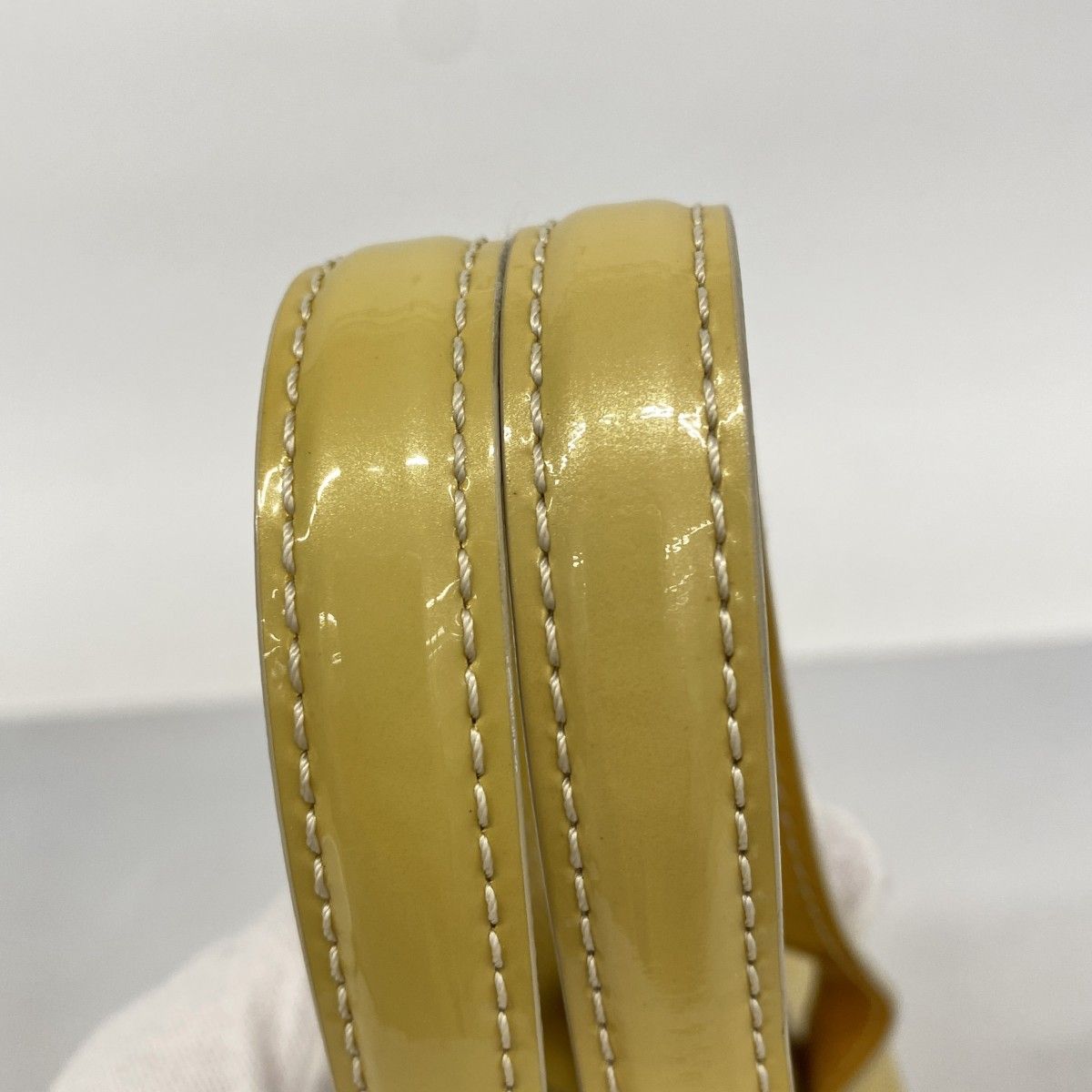 6ac2052】ルイヴィトン ハンドバッグ ヴェルニ ウィルシャーPM M91452  