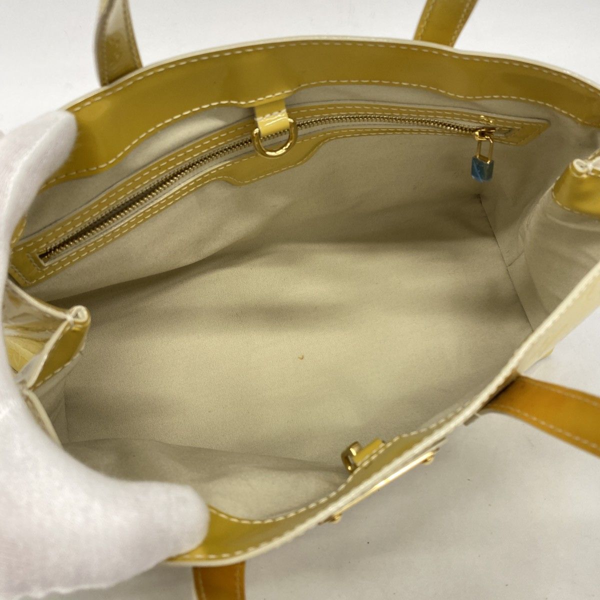 6ac2052】ルイヴィトン ハンドバッグ ヴェルニ ウィルシャーPM M91452  