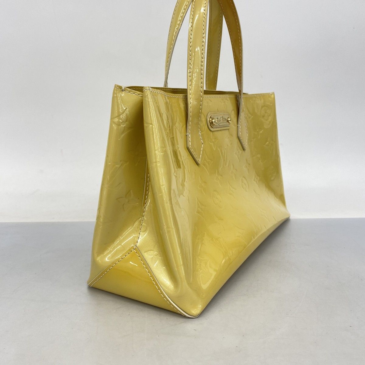 6ac2052】ルイヴィトン ハンドバッグ ヴェルニ ウィルシャーPM M91452  