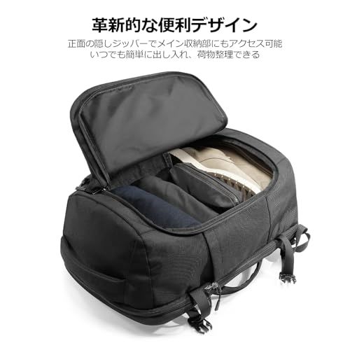  tomtoc 旅行 リュック 大容量 40 L 機内持ち込み ビジネス バックパック 旅行バッグ カバン リュックサック メンズ 多機能 17 3型PC対応 撥水加工 部活 合宿 通学 通勤 トラベル 出張 黒po a 8 be 1084 その他 キッチン 食器