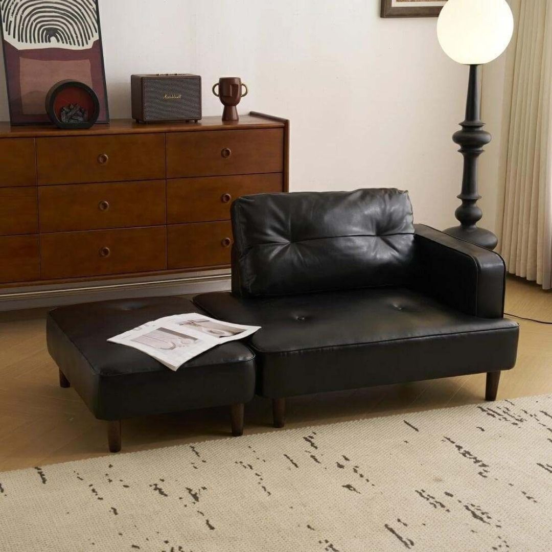 L字ソファ オットマン付き