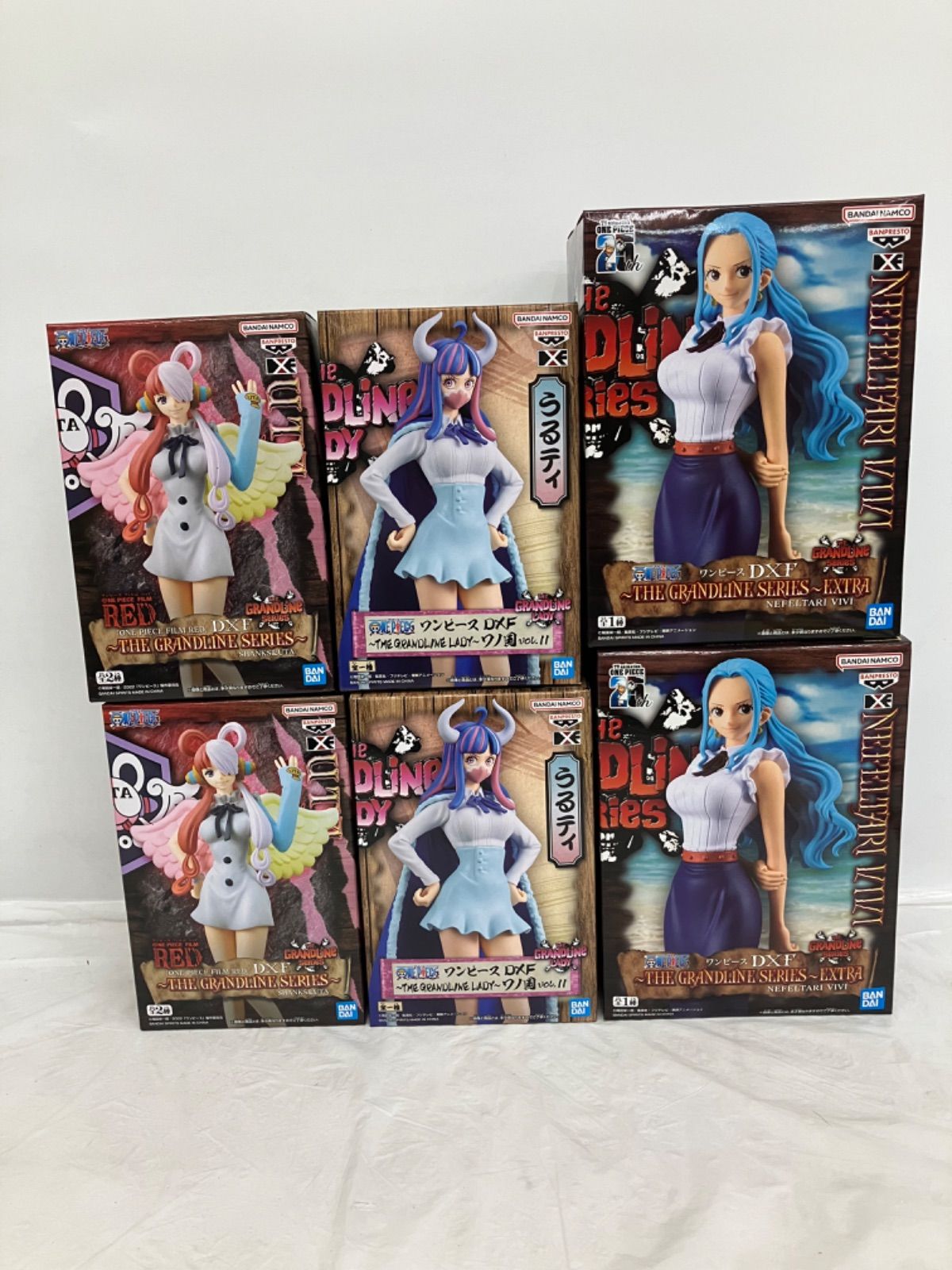 未開封 ONEPIECE ワンピース フィギュア 3種6個セット LF1534 f099