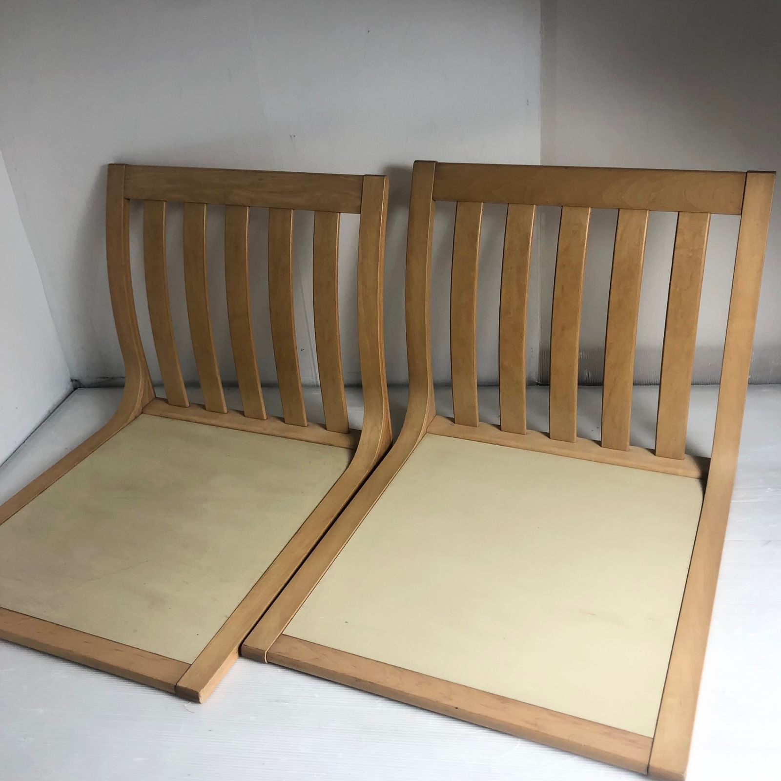 天童木工　座椅子　メープル　2個セット 天童木工 座椅子 Tendo メープル材(ナチュラル) 2脚 - メルカリ