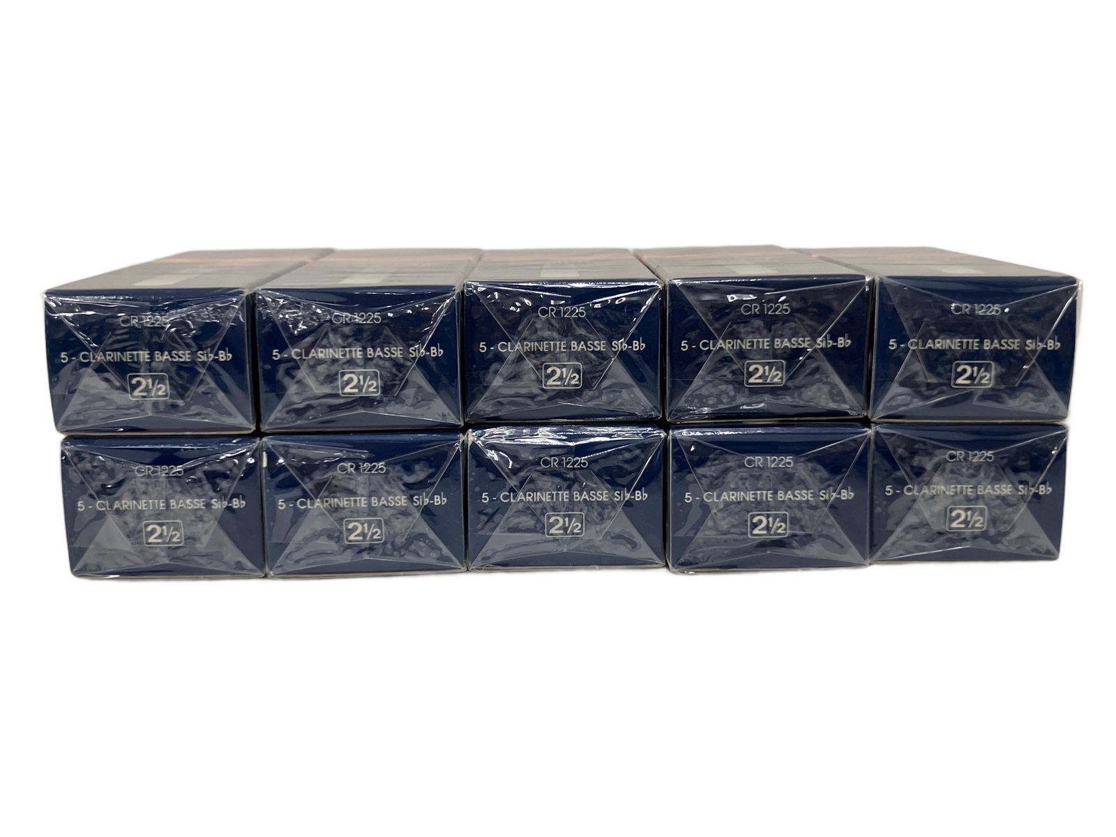 Vandoren バンドーレン CR1225 バスクラリネット リード 青箱 2 1/2 10